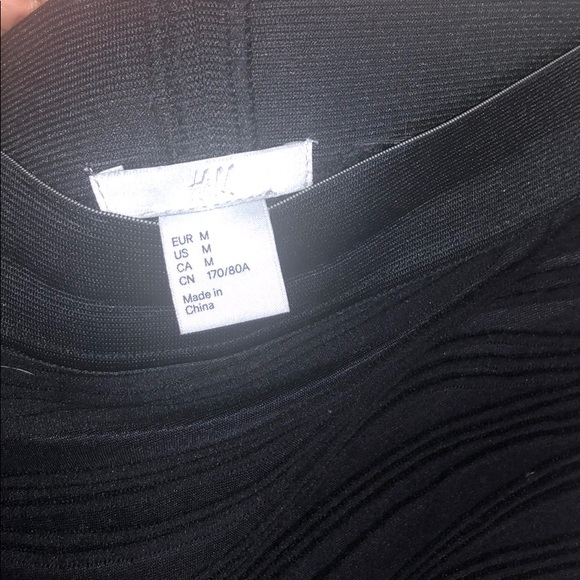 H&M Black Ruched Midi Skirt - Picture 5 of 6